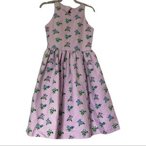Janie & Jack special occasion dress. Lavender with flowers. Girls 8.
